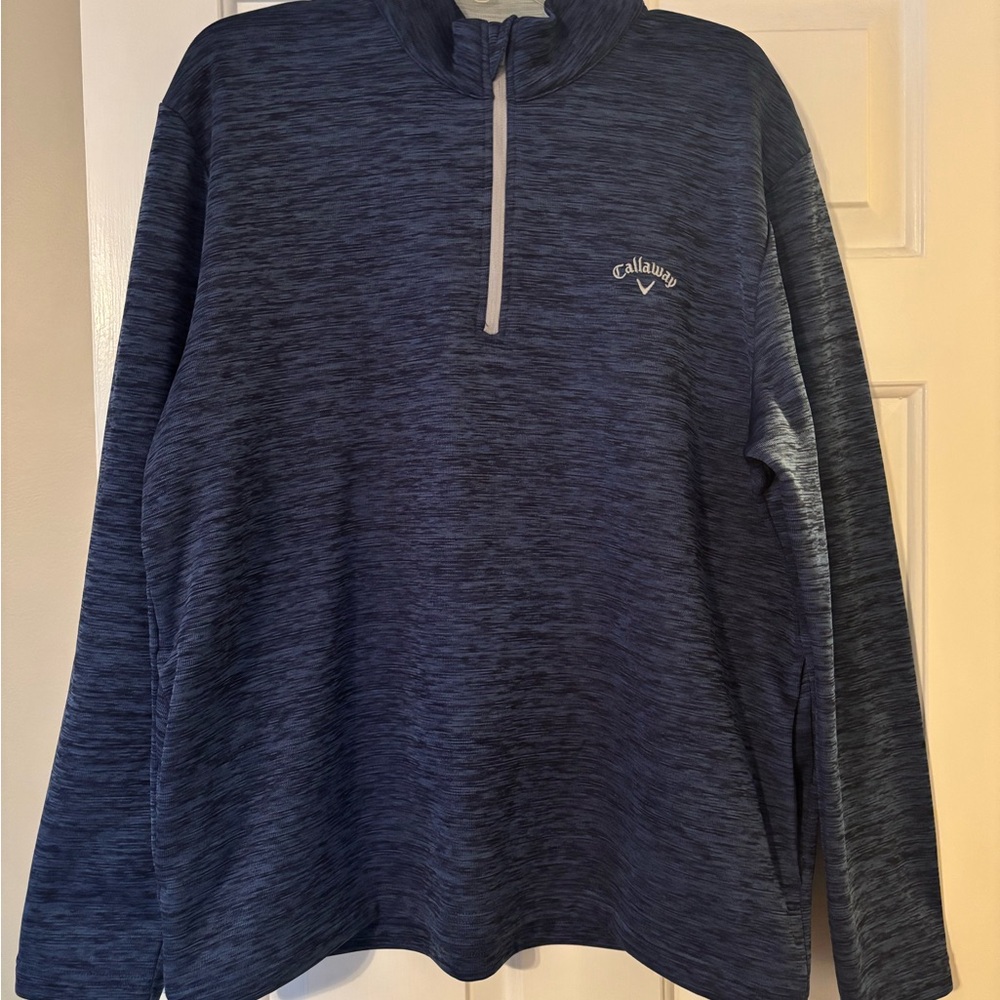 Callaway Men's Navy Zip-Up Sweater